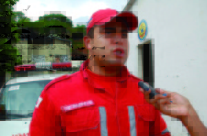 O subcomandante Diogo Ribeiro fala da situação das queimadas em Caratinga