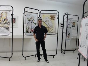 O cartunista e artista plástico Camilo Lucas