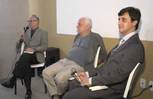 Os professores José Aylton, Munir Saygli e José Geraldo Batista