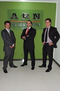 Empresários Sylvio Araújo, Adair Ribeiro e Júlio Ribeiro