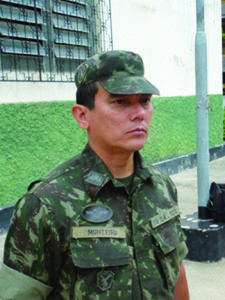 Subtenente Monteiro, comandante do TG em Caratinga (foto: Arquivo)