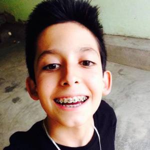 Antônio hoje, aos 14 anos Foto: arquivo de família 