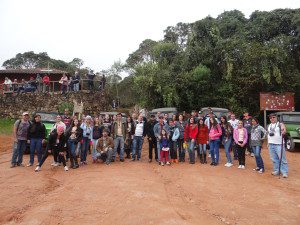 Alunos do curso de Letras apreciaram a visita ao Parque Nacional do Caparaó