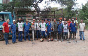 Prefeitura de Caratinga enviou 13 Servidores para executar os trabalhos