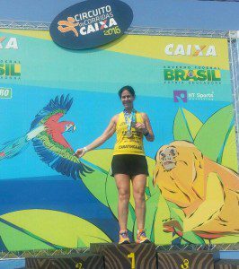 Nivalda garantiu a primeira colocação em sua categoria, em corrida de Ribeirão Preto
