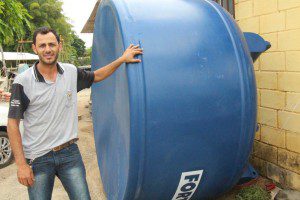 Valdir Vieira afirma que tendência é que a venda de caixa d’água cresça ainda mais nos próximos dias