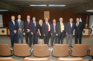 Diretoria no ato administrativo de posse (foto: Ascon Amagis)