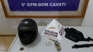 Itens apreendidos pela PM