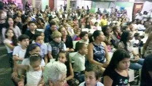 Pais e alunos prestigiaram o evento