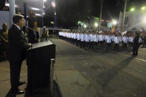 Pimentel discursa aos formandos