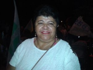“Voto no Marquim porque ele será bom para saúde e educação de Imbé de Minas. Eu acredito na sua competência”, Edna Maria da Silva.