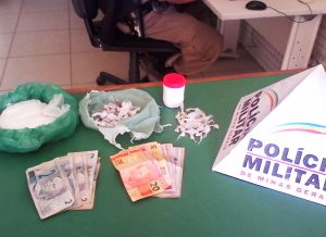 Material encontrado na casa do suspeito