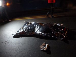 Ciclista morreu no momento do acidente