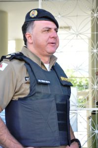 Sérgio Renato, comandante da 22ª Companhia de Polícia Militar Independente