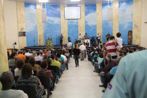 Igreja ficou lotada para culto fúnebre