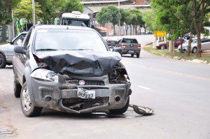 Devido a colisão, airbag do Strada chegou a ser acionado