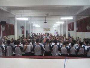 Auditório lotado para lançamento