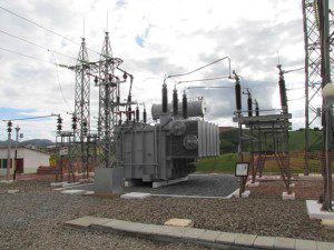 Novo transformador energizado da SE Caratinga