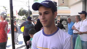 Manoel Vitor Dornelas - aluno da Escola Estadual Princesa Isabel