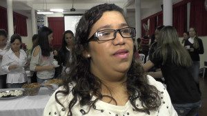 Aluna do Curso de Letras, Roberta Silva Leite