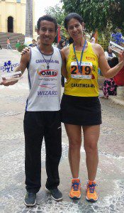 Rafael e Nivalda, premiados em Manhuaçu