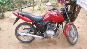 Moto foi encontrada no distrito de Santo Antônio do Manhuaçu