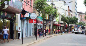 Área do centro comercial que poderá ser revitalizada