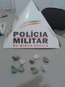 Droga apreendida pelos militares