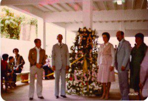 Inauguração da faculdade em 1982 (foto: Arquivo Doctum)