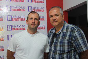 Vereador Rominho Costa e o entrevistador Alcides Leite
