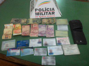 Material roubado acabou recuperado pela PM