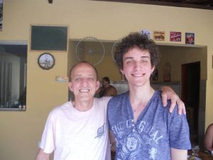 Márcio Araújo e o filho Micael (foto: Arquivo Pessoal)