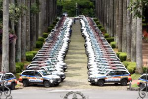 Polícia Militar de Minas Gerais recebe 140 novas viaturas